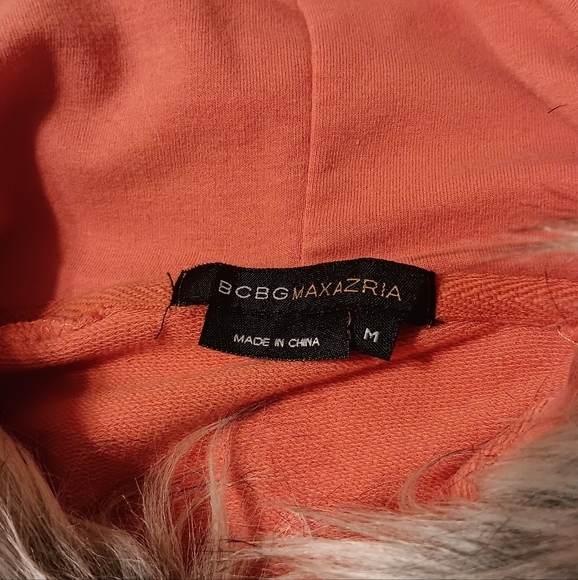 Custom Y2K BCBGMAXAZRIA fur hoodie - Picture 6 of 7